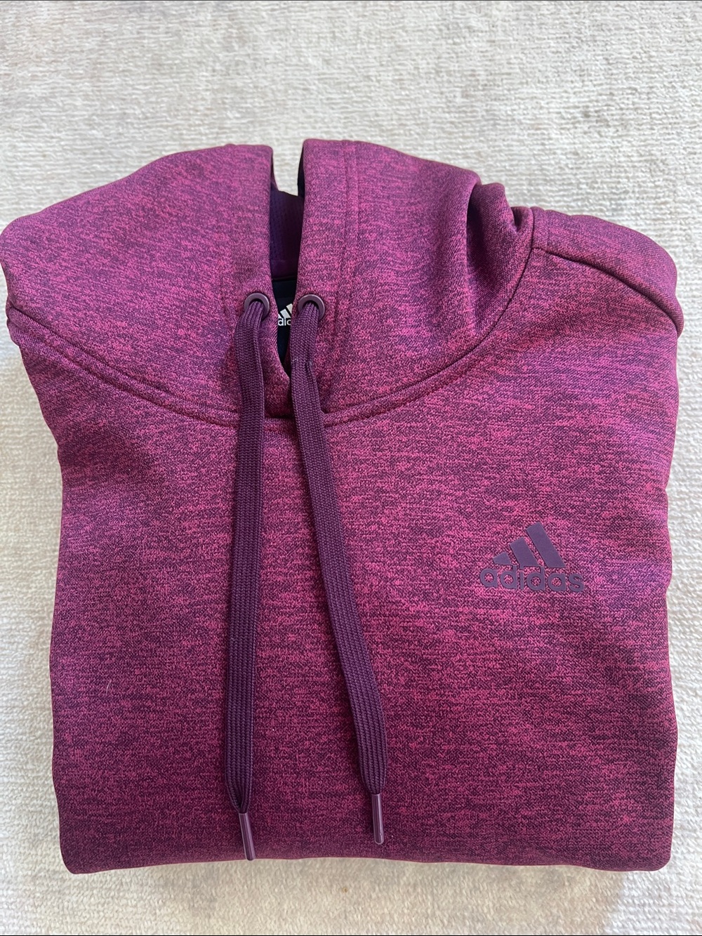 adidas Women’s Burgundy Hooded Pullover